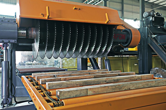 multiblade stone slicing machine